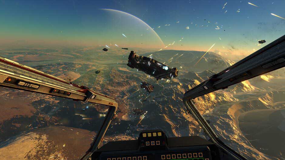 Prenez part à des batailles majeures, aux commandes de votre cockpit dans Infinity : Battlescape